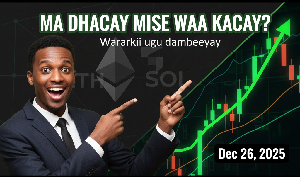 Wararka Crypto Maanta – December 26, 2025